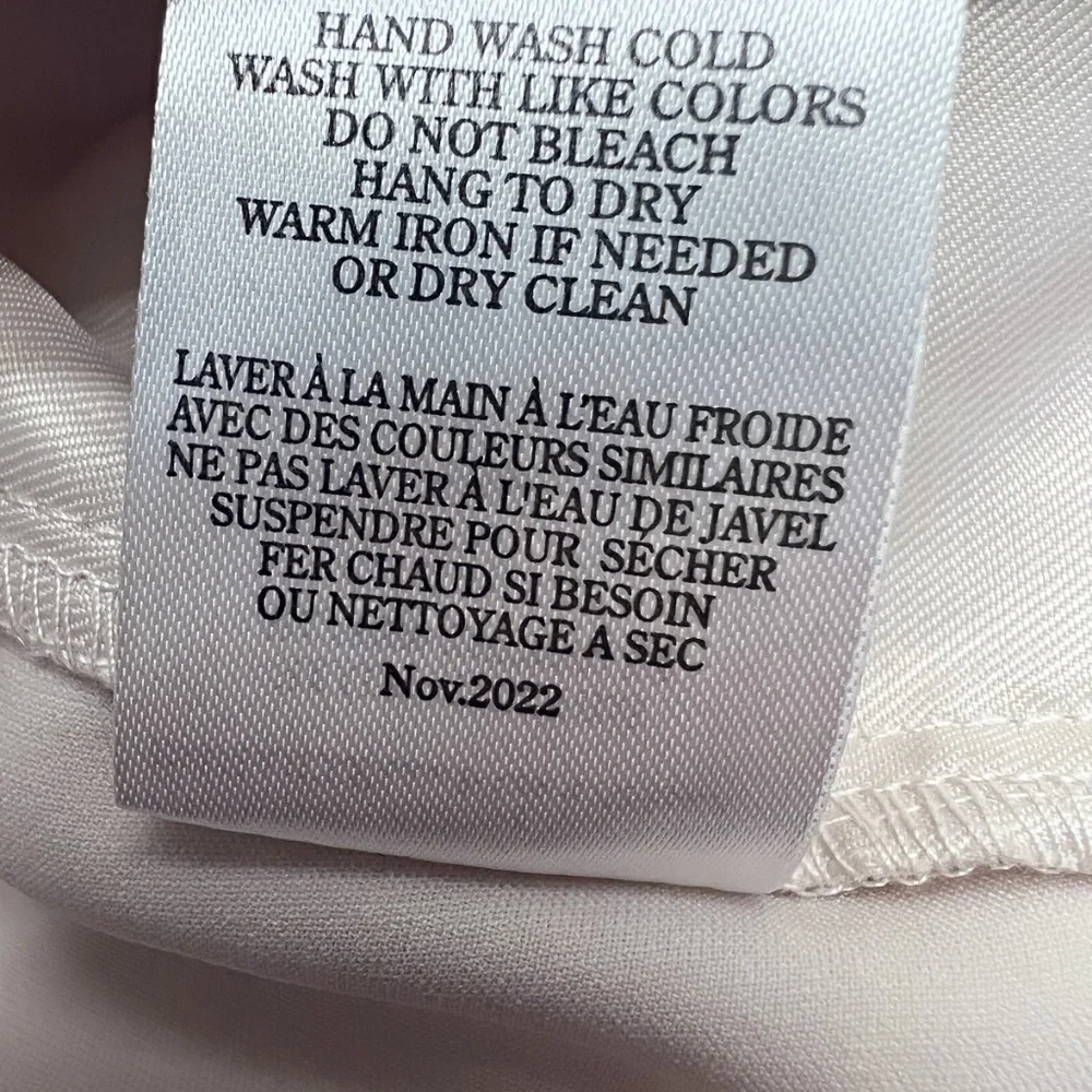 Z Supply Shorts Womens XL Cream Pleated Dressy High Rise Elastic Waist Polyester